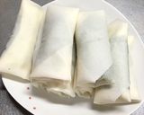 大葉と塩豆腐の春巻き作り方4写真