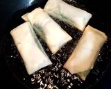 大葉と塩豆腐の春巻き作り方5写真