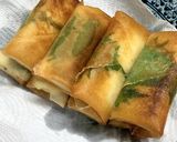 大葉と塩豆腐の春巻き作り方7写真