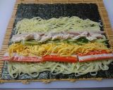 冷やし中華巻き寿司風作り方3写真