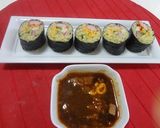 冷やし中華巻き寿司風作り方6写真