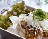 しっとり茹で鶏のさっぱり梅ソース作り方8写真