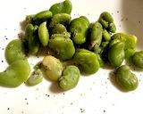 そら豆とクリームチーズのフライパン揚げ作り方1写真