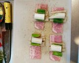 白ネギのベーコン巻き作り方1写真