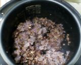 ダイエットに！雑穀米とひき肉の玉葱丼作り方1写真