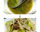 レタスと鶏胸肉の和風レモンバジルサラダ作り方4写真