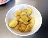 新ジャガと鳥の手羽先焼き作り方1写真