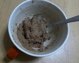 レンジで簡単おから片栗粉ココア餅ケーキ風作り方3写真