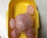 キャラ弁 星のカービィ作り方1写真