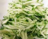 つわり♡きゅうりとえのき☆簡単ゴマ酢あえ作り方2写真