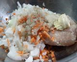 ソースいらずの鶏アスパラバーグ作り方2写真