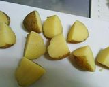 いかと新じゃが芋の煮物☆作り方1写真