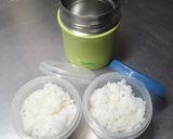 スープジャーde冷やし鶏玉雑炊作り方2写真