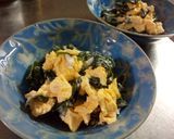大量消費！②わかめと玉子のサラダლ(´ڡ作り方4写真