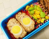 うずら包みのふわふわ照り焼きハンバーグ作り方7写真