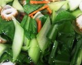 チンゲン菜とはるさめとちくわの卵スープ作り方1写真