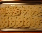 簡単☆れんこん粉チーズ焼き作り方1写真
