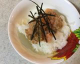 納豆とサーモンたたき丼作り方3写真