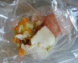 離乳食後期～野菜スープでハンバーグ作り方2写真