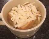 レンチンで時短のオニオングラタンスープ作り方4写真