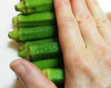 レンチン1分!おくらおかか♪作り方1写真