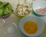 簡単。低カロリーのチンゲン菜の卵あんかけ作り方1写真