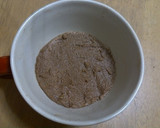 レンジで簡単おから片栗粉ココア餅ケーキ風作り方4写真