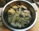 ラー油入り肉うどんつけ麺(冷うどん)作り方2写真