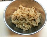 ラー油入り肉うどんつけ麺(冷うどん)作り方3写真