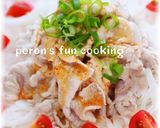 豚肉の冷しゃぶ＊濃厚ピリ辛マヨネーズたれ作り方5写真