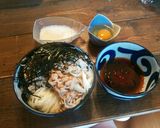 ラー油入り肉うどんつけ麺(冷うどん)作り方5写真