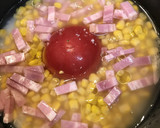 トマトとコーンの洋風炊き込みご飯作り方2写真