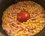 トマトとコーンの洋風炊き込みご飯作り方4写真