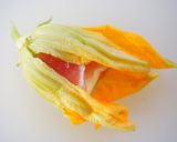時季物 特別な美味しさ【ズッキーニの花】作り方4写真