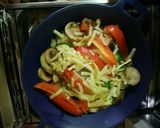 サーモンとグリル野菜の豆乳味噌シュレッド作り方3写真