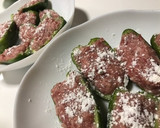 簡単にウマウマ♡ウチのピーマンの肉詰め♡作り方3写真