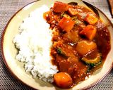 島豚と島野菜の夏野菜カレー作り方7写真