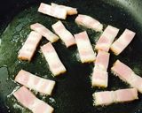ほうれん草とベーコーン炒め♪作り方2写真