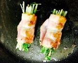 水菜のベーコン巻き♪作り方3写真