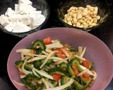 ダイエット♪夏野菜シャキシャキ豆腐サラダ作り方5写真