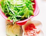 ✿水菜と豚バラのバタポン炒め✿作り方1写真