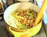 簡単！アスパラと大豆のとろりんスープ作り方3写真