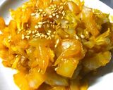 ご飯のおかずレシピ☆白菜のニンニク炒め作り方5写真