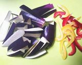 ★茄子と豚ヒレ肉のオイスターソース炒め★作り方1写真