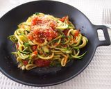 ズッキーニのトマトソースパスタ作り方4写真
