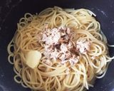 お鍋１つでツナパスタ。1人ランチに！作り方3写真