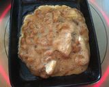 納豆と鶏の生姜焼きのオムレツサラダ作り方3写真