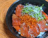 サーモンといくらの親子丼作り方5写真