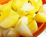 簡単！ じゃがいもとそぼろのカレー風味作り方1写真
