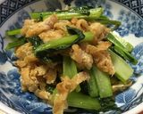 小松菜とカリカリ油揚げの炒め物♡作り方4写真